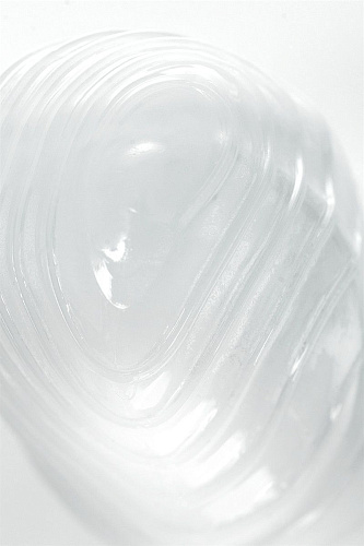 Прозрачный карманный мастурбатор Tenga WAVE LINE POT-001