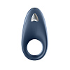 Тёмно-сине эрекционное кольцо с возможностью управления через приложение Satisfyer Powerful One J2008-20