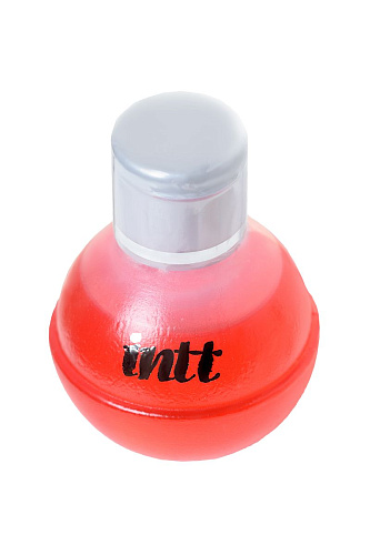 Массажное масло с ароматом малины и разогревающим эффектом INTT FRUIT SEXY Raspberry FS04 (40 мл)