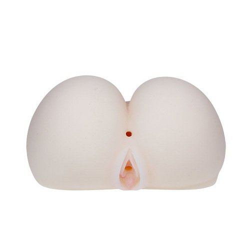 Попка и вагина телесного цвета с вибрацией и голосом Baile BM-009141S