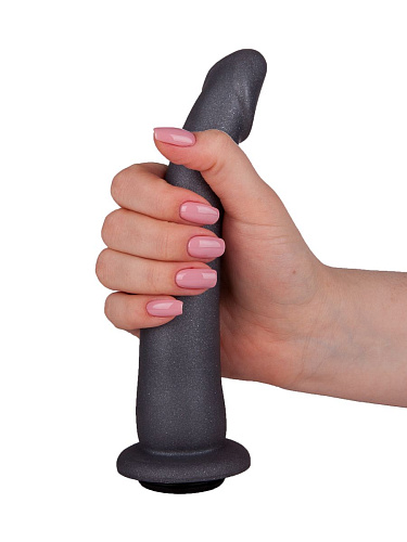 Чёрная насадка на пояс Harness LOVETOY (А-Полимер) PLATINUM BENT 3 137704