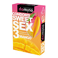 Презервативы для орального секса с ароматом манго Domino Sweet Sex Mango №3 (3 шт)