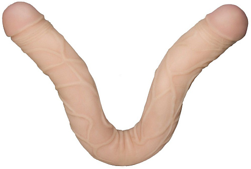 Двусторонний телесный фаллоимитатор LOVETOY (А-Полимер) Monster 2 934400 (54 см)