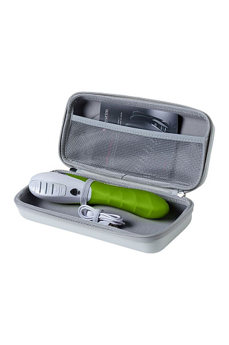 Вибратор цвета лайма MyStim Sassy Simon 46832 (27 см)