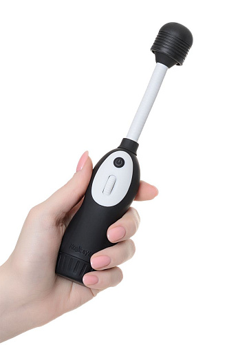 Чёрный вибромассажёр Magic Eyes LaFree DENMA ME-10