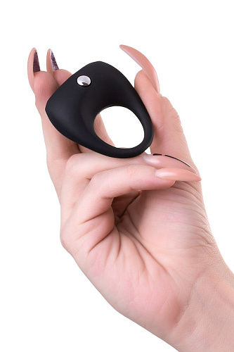 Чёрное эрекционное виброкольцо Erotist Erotist Cosm 548006