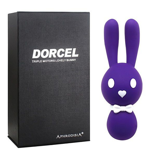 Фиолетовый вибростимулятор-зайчик Howells Dorcel 174011pur (16 см)