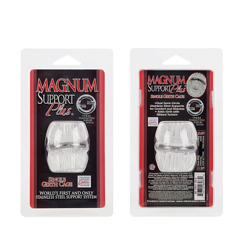 Прозрачная насадка на пенис California Exotic Novelties Single Girth Cages SE-1471-10-2