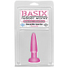 Розовая анальная пробка Pipedream Basix Rubber Beginners PD4267-11 (10,9 см)