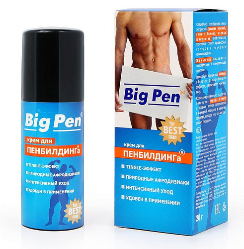 Крем для увеличения полового члена Биоритм Big Pen LB-90005 (20 гр)