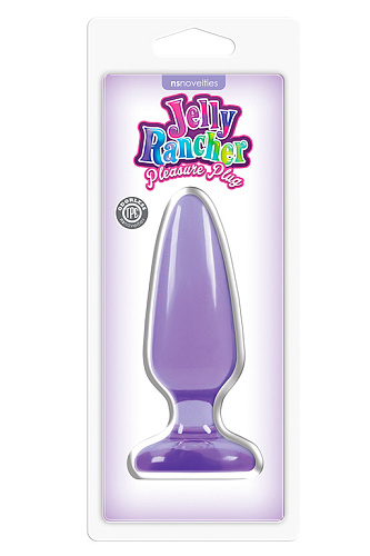 Фиолетовая средняя анальная пробка NS Novelties Jelly Rancher Pleasure Plug Medium NSN-0450-35 (12,7 см)