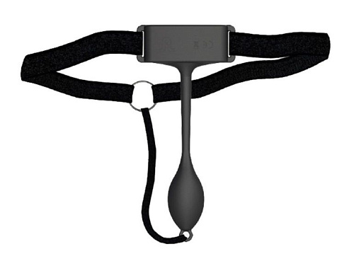 Вибрационные трусики чёрного цвета Adrien Lastic Pan-T Vibe 40719