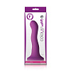 Фиолетовый изогнутый фаллоимитатор NS Novelties Colours Wave 6 Dildo NSN-0409-15