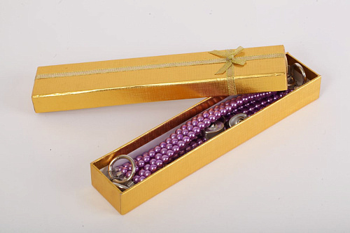 Фиолетовые оковы на ноги из бус White Label 47500-MM