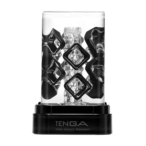 Прозрачный мастурбатор Tenga Crysta Bloc CRY-003