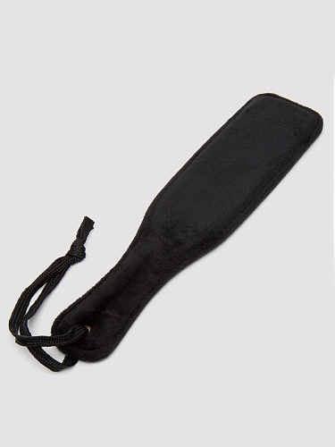 Чёрная шлёпалка Fifty Shades of Grey Bound to You Faux Leather Small Spanking Paddle FS-80140 (25,4 см)