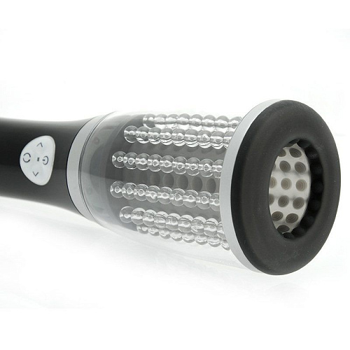 Чёрный стимулятор-ротатор Seven Creations Mojo D0006B1MPGAC