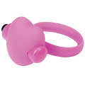 Розовое эрекционное виброкольцо с сердечком Toyz4lovers HEART BEAT COCKRING SILICONE T4L-00801787