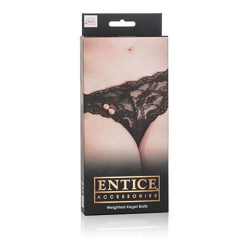 Золотистые вагинальные шарики California Exotic Novelties Entice Weighted Kegel Balls SE-2720-03-3