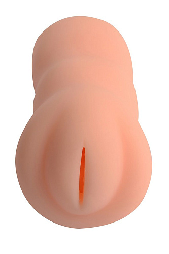 Мастурбатор телесного цвета  со сложным внутренним рельефом Real Real Woman RW72104