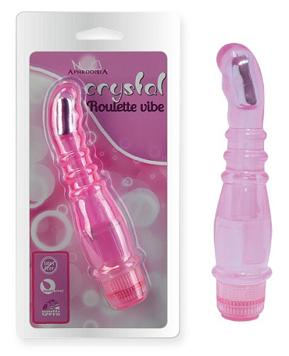 Розовый вибростимулятор точки G Howells Crystal 83052-pink (20,5 см)