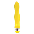Жёлтый эргономичный вибратор Bior toys Sexy Friend SF-70232-4 (17,5 см)