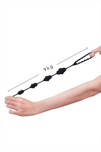 Чёрная анальная цепочка S-HANDE Lala SHD-033 (23,1 см)