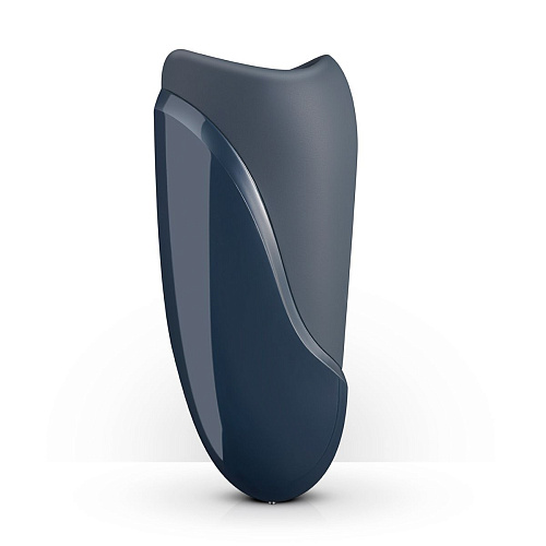 Серый мастурбатор EDC Wholesale Vibrating Blowjob Simulator BON034