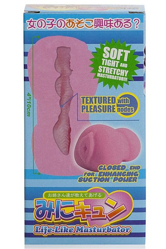 Набор из 12 мини-мастурбаторов телесного цвета California Exotic Novelties ANIME Masturbators Counter Display SE-3504-00-3