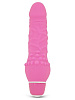 Розовый вибратор с широким основанием Dream Toys PURRFECT SILICONE CLASSIC MINI 21152 (13 см)