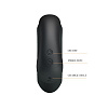Чёрный массажёр простаты с вибрацией Baile Fabulous Prostate Stimulator LKS205