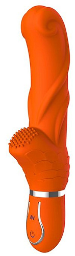 Оранжевый вибратор Dream Toys ORANGE PERFECTION 21476 (22 см)