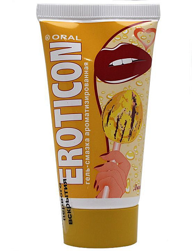 Гель-смазка с ароматом дыни Eroticon 34009 (50 мл)