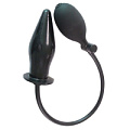 Чёрный анальный стимулятор с расширением Howells Pumpn Play Plug 75002black (12 см)