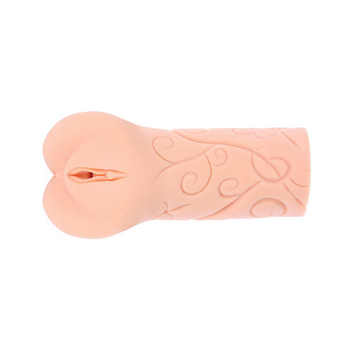 Мастурбатор-вагина телесного цвета без вибрации KOKOS Tattoo M03-001-06