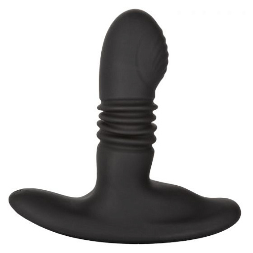 Чёрный массажёр простаты с вращением головки California Exotic Novelties Thrusting Rotator Probe SE-0436-70-3 (11,5 см)