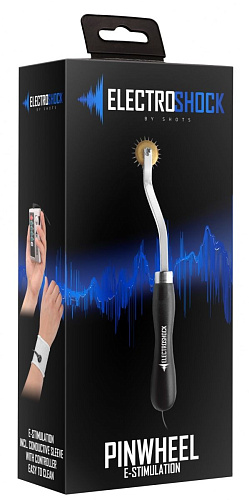 Колесо Вартенберга для электростимуляции Shots Media BV E-Stim Pinwheel ELC011BLK (18 см)