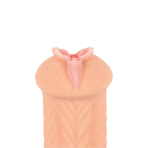 Мастурбатор-вагина телесногоо цвета с двойным слоем материала KOKOS Elegance M01-03-004D