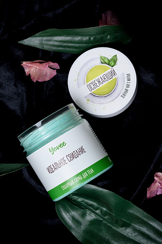 Скраб для тела ToyFa «Освежающий» с ароматом зелёного чая и мяты 722301