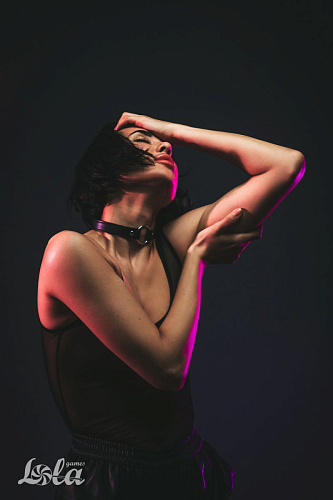 Чёрный ошейник Lola toys Intrigue 1090-01lola