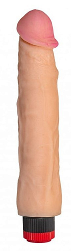 Телесный реалистичный вибратор Сумерки богов №65 3202-65 BX DD (24 см)