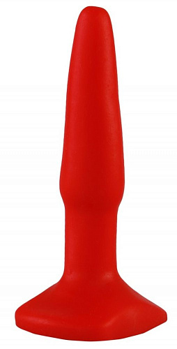 Красная анальная пробка Сумерки богов 652-04 BX DD (10 см)