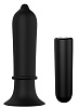 Чёрный вибромассажёр для анальной стимуляции Dream Toys TORPEDO PLUG 21549 (11,2 см)