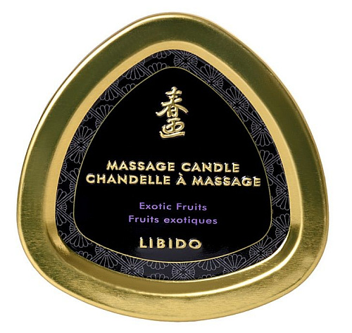 Массажная свеча с ароматом экзотических фруктов Shunga Exotic Fruits 4502