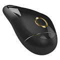Чёрный клиторальный стимулятор OVO T2 BLACK