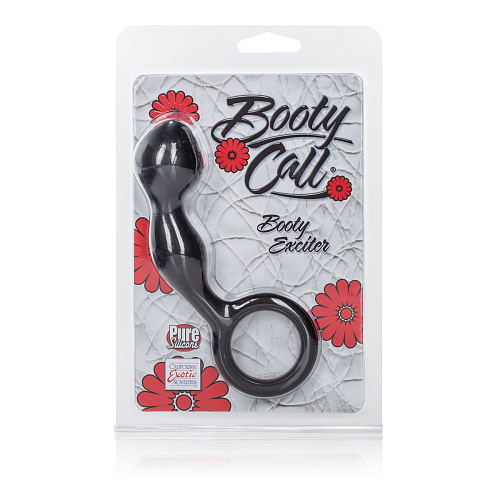 Чёрная анальная пробка California Exotic Novelties Booty Call Booty Exciter SE-0394-40-2 (10,4 см)