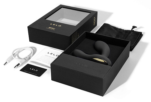 Чёрный перезаряжаемый стимулятор простаты Lelo Bruno Black LEL2456