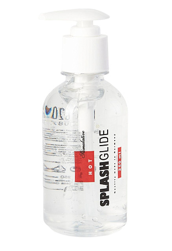 Прозрачный возбуждающий гель-лубрикант Splashglide HOT STIMULATIVE  715743