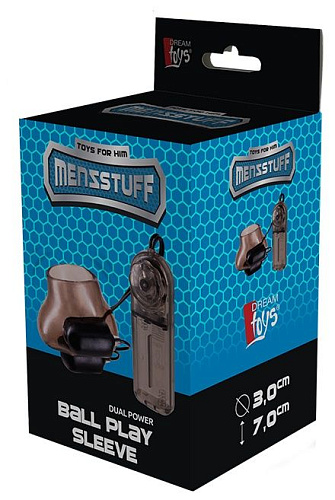 Стимулирующая насадка для мошонки Dream Toys DUAL POWER BALL PLAY SLEEVE 21683