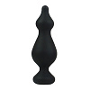 Чёрная фигурная анальная пробка Adrien Lastic AMUSE BLACK L 20269 (13,8 см)